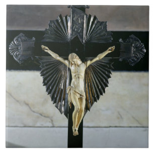 Crucifixion, 17th century (ivory) tile