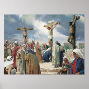 Crucifixion by Carl Bloch Print