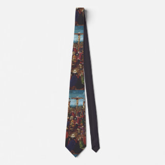 Crucifixion By Jan Van Eyck Tie