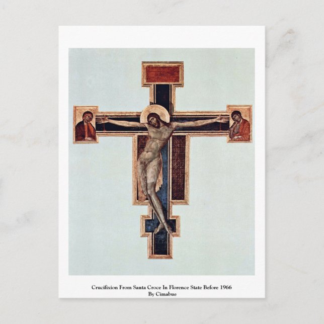 Crucifixion From Santa Croce In Florence State Postcard (Front)