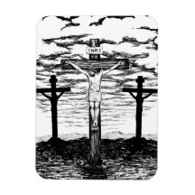 Crucifixion Illustration by Amanda Diehl