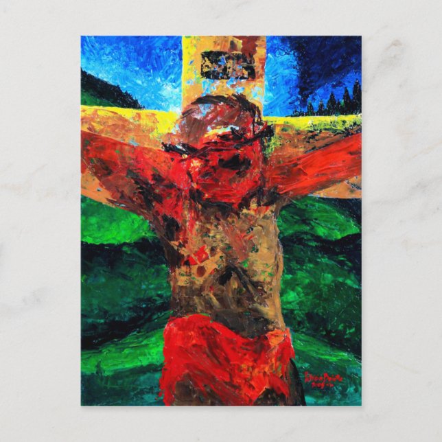 Crucifixion- it is finished 2009 postcard (Front)
