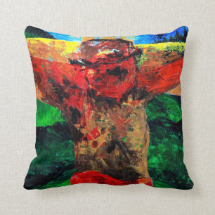Crucifixion- it is finished 2009 throw pillow