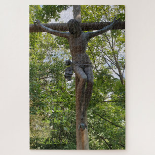 Crucifixion Jesus Christ hanging on the cross Jigsaw Puzzle