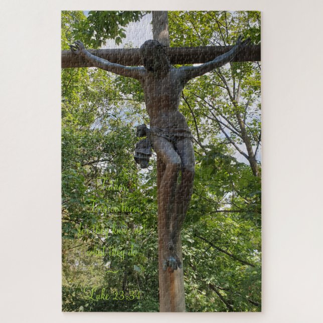 Crucifixion Jesus Christ hanging on the cross Jigsaw Puzzle (Vertical)