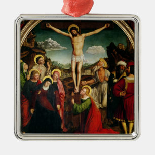 Crucifixion Metal Ornament