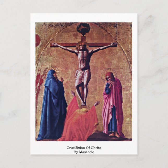 Crucifixion Of Christ By Masaccio Postcard (Front)