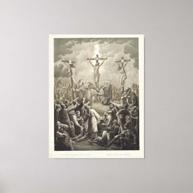 Crucifixion of Christ die Kreuzigung Jesu Christi Canvas Print (Front)