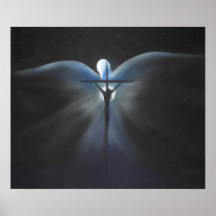 Crucifixion of Christ with the Holy Spirit Print