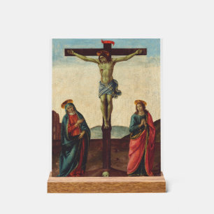 Crucifixion of Jesus by Cosimo Rosselli Acrylic Sign