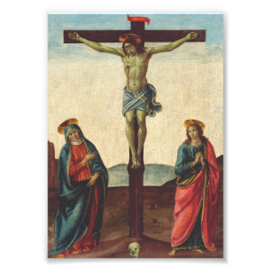 Crucifixion of Jesus by Cosimo Rosselli Photo Print