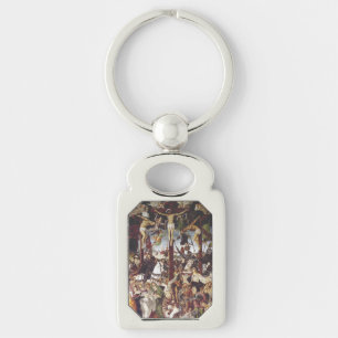 Crucifixion of Jesus by Gaudenzio Ferrari Keychain