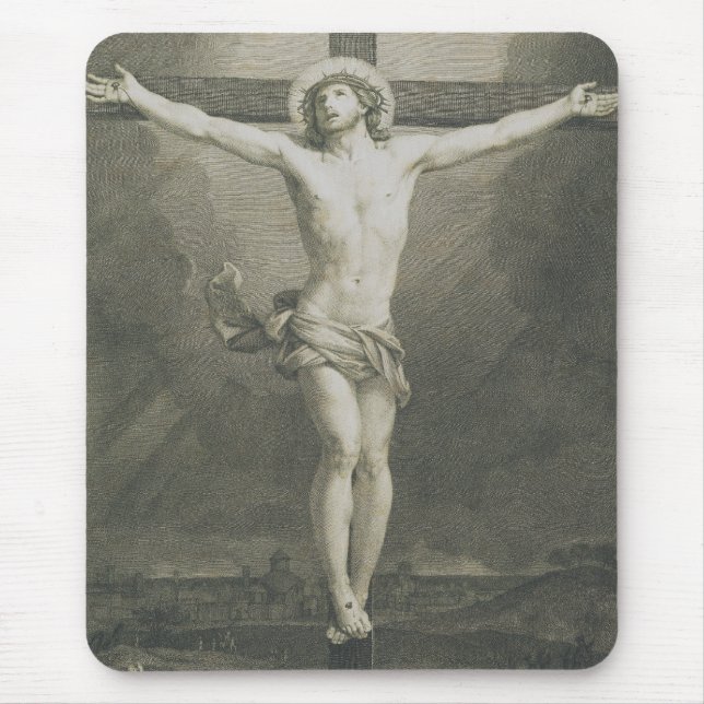 Crucifixion of Jesus Christ Mouse Pad (Front)