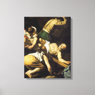 Crucifixion of Saint Peter - Caravaggio Canvas Print
