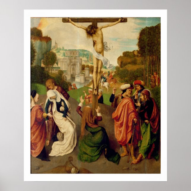 Crucifixion (oil on panel) poster (Front)