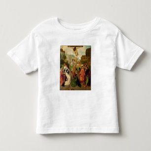 Crucifixion (oil on panel) toddler t-shirt