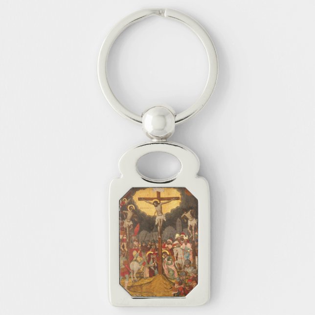 Crucifixion  Scene 1711 Keychain (Front)