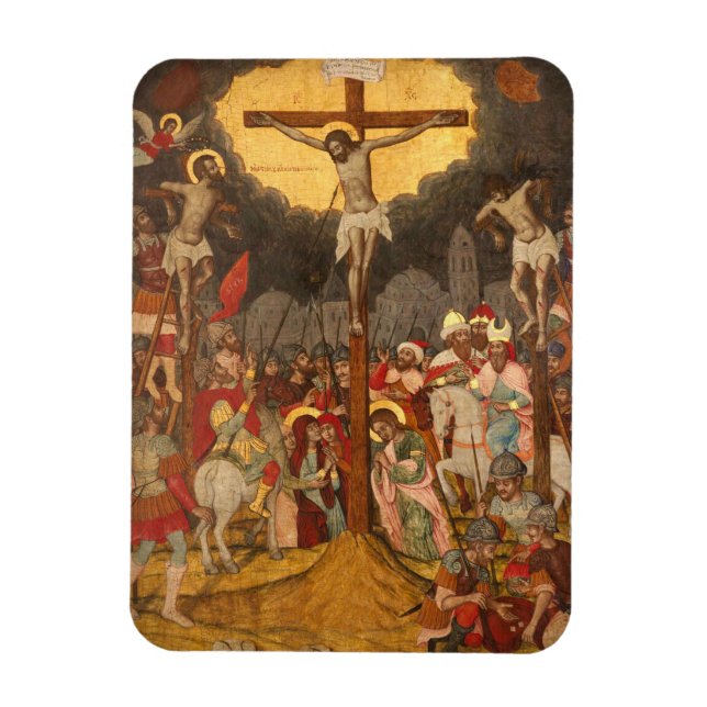 Crucifixion  Scene 1711 Magnet (Vertical)