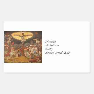 Crucifixion Scene 1711 Sticker