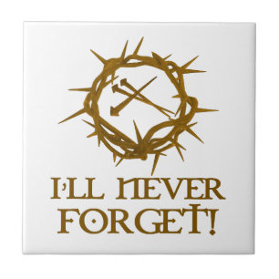 Crucifixion Thorn and Nails Tile