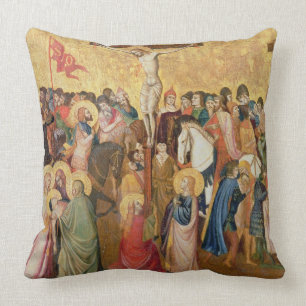 Crucifixion Throw Pillow