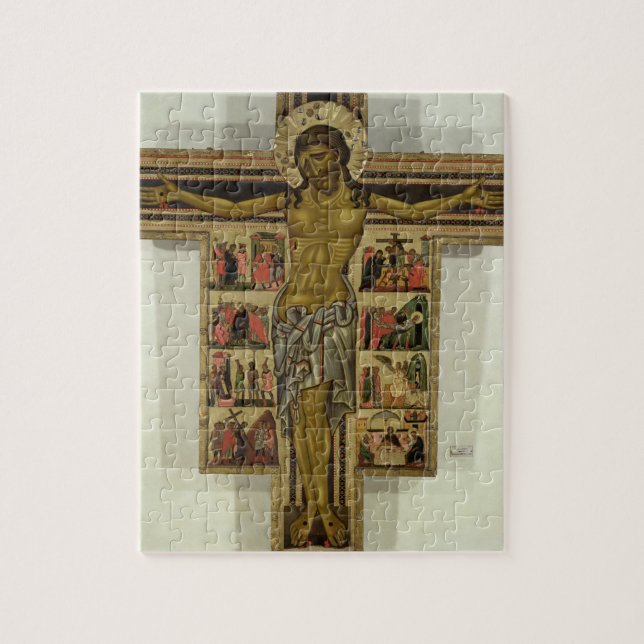 Crucifixion with Stories of the Passion, School of Jigsaw Puzzle (Vertical)