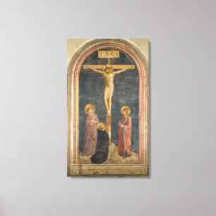 Crucifixion with the Virgin, SS. John the Evangeli Canvas Print