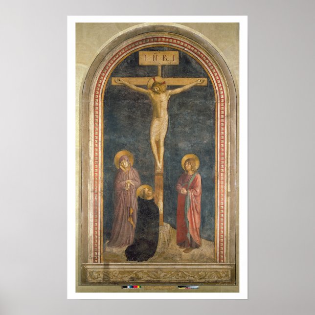 Crucifixion with the Virgin, SS. John the Evangeli Poster (Front)