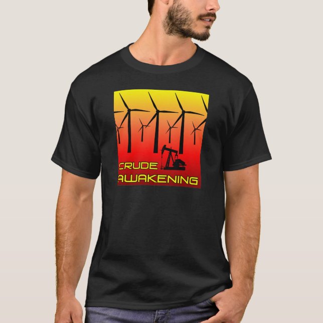 Crude Awakening - Mens Dark T-Shirt (Front)