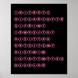 Cruel Summer Bridge - Friendship Bracelet Poster