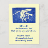 Cruel Trout Postcard