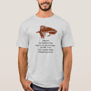 "Cruel Trout" shirt with brown Matuka streamer;