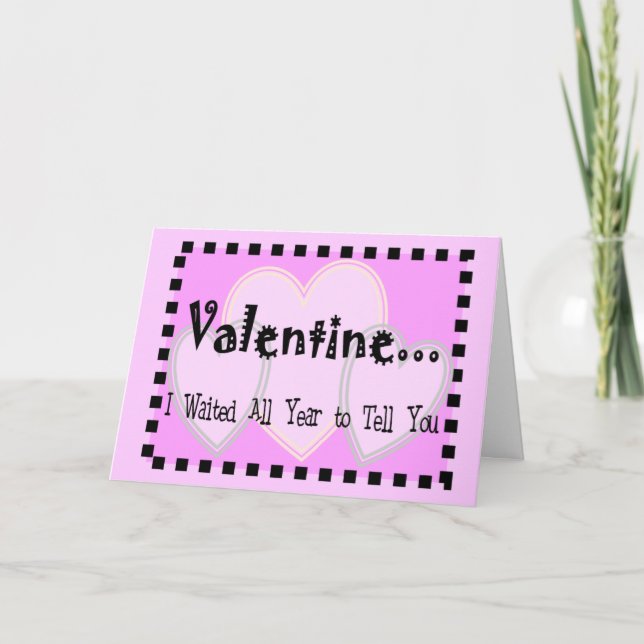 Cruel Valentine Card--Very funny and very mean Holiday Card (Front)