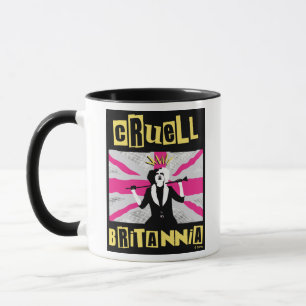 Cruella   Cruell Britannia Flag Pop Art Mug