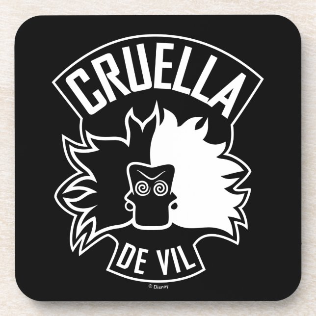 Cruella De Vil | 101 Dalmatians Coaster (Front)