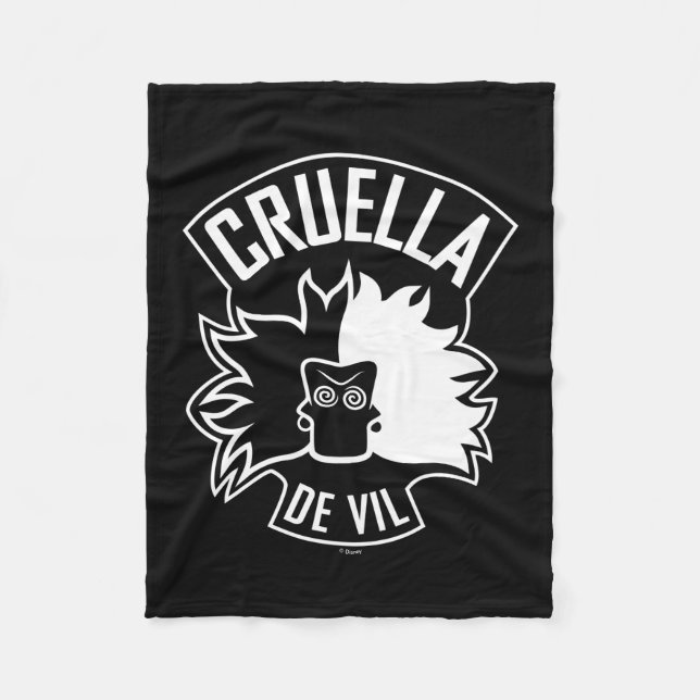 Cruella De Vil | 101 Dalmatians Fleece Blanket (Front)