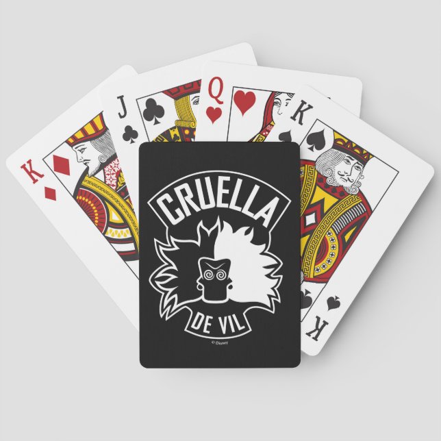 Cruella De Vil | 101 Dalmatians Playing Cards (Back)