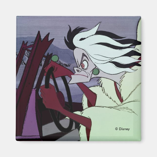 Cruella De Vil | Driving Magnet (Front)