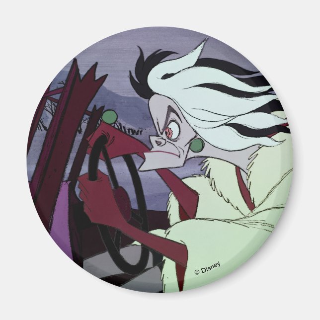 Cruella De Vil | Driving Magnet (Front)