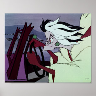Cruella De Vil   Driving Poster