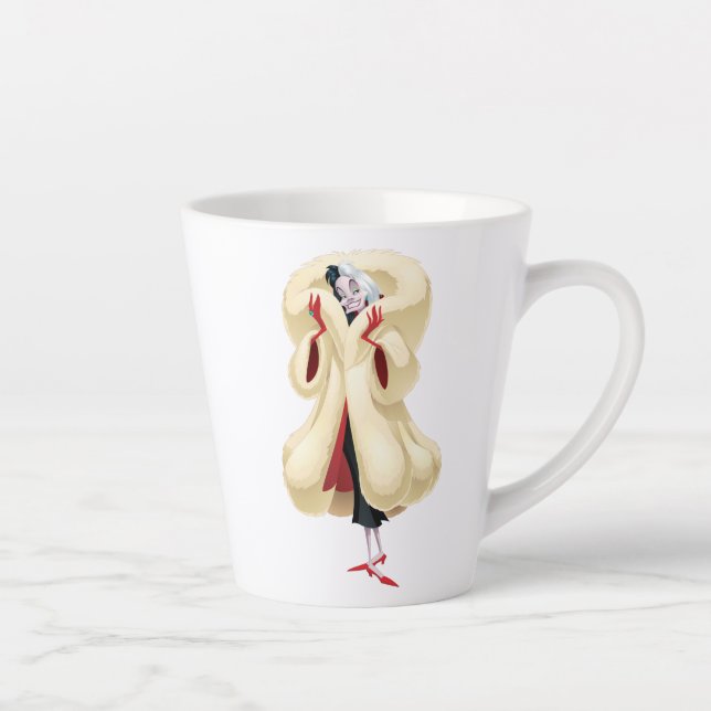 Cruella De Vil | Fashionable Fur Latte Mug (Right)