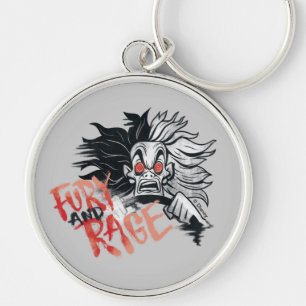 Cruella De Vil   Fury and Rage Keychain