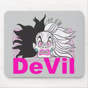 Cruella De Vil   In A Rage Mouse Pad