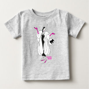 Cruella De Vil   Magenta Accessories Baby T-Shirt