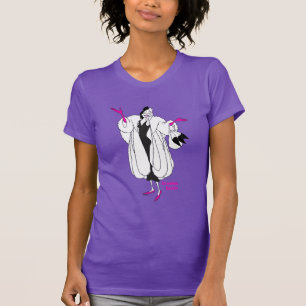 Cruella De Vil Magenta Accessories T-Shirt