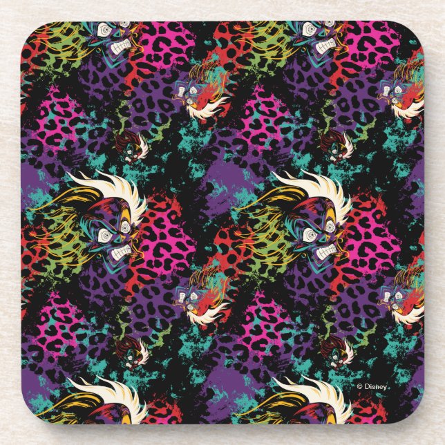 Cruella De Vil Pattern Coaster (Front)