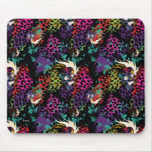 Cruella De Vil Pattern Mouse Pad