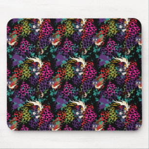 Cruella De Vil Pattern Mouse Pad