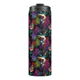 Cruella De Vil Pattern Thermal Tumbler