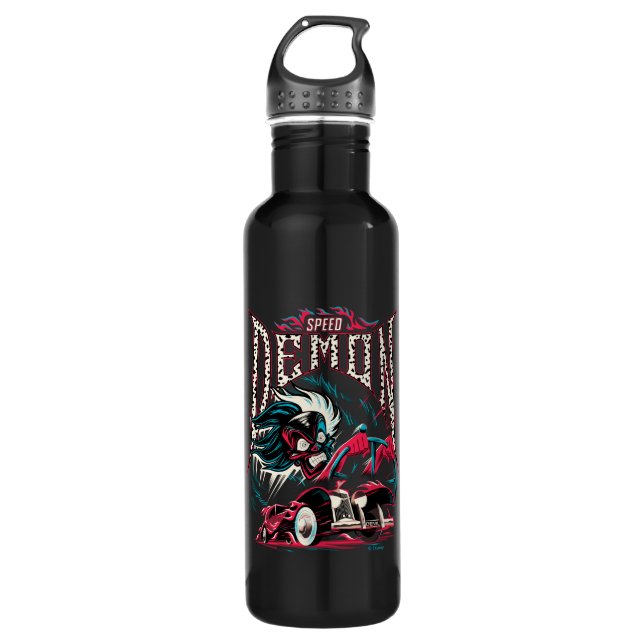 Cruella De Vil | Speed Demon 710 Ml Water Bottle (Front)